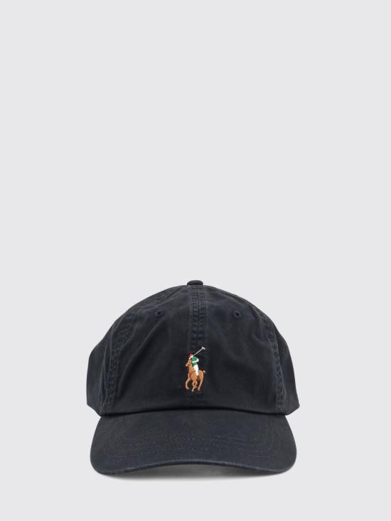 26FW 폴로 랄프로렌 포니로고 자수 캡 211954881 504 Black - POLO RALPH LAUREN