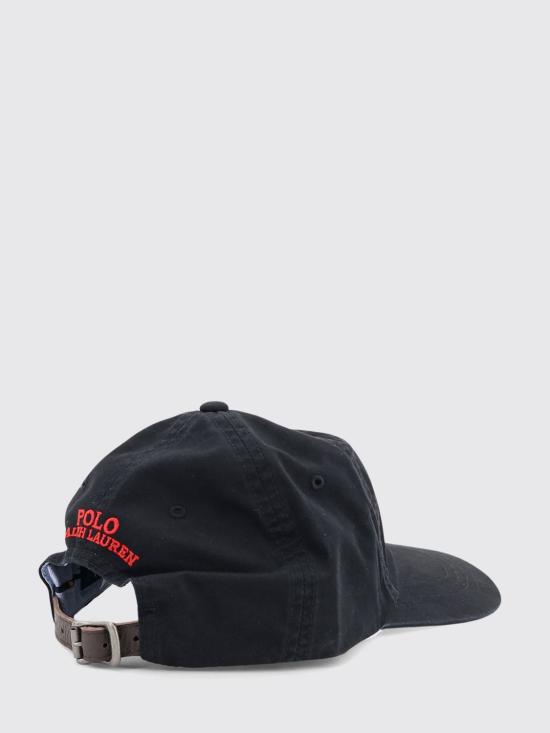 26FW 폴로 랄프로렌 포니로고 자수 캡 211954881 504 Black - POLO RALPH LAUREN