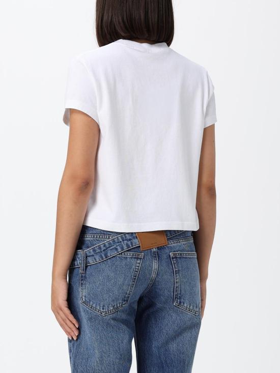 26FW 알렉산더 왕 반팔 티셔츠 1CC3261302 100 White - ALEXANDER WANG