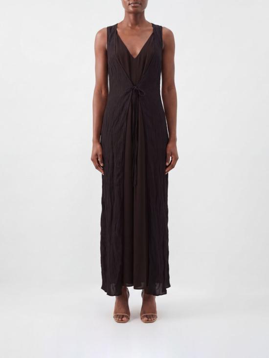 26SS 알리지 롱 원피스 116334P6204 CHOCO Brown