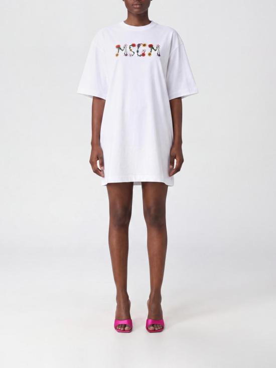 26SS 엠에스지엠 미디 스커트 4041MDA82N267002 01 White