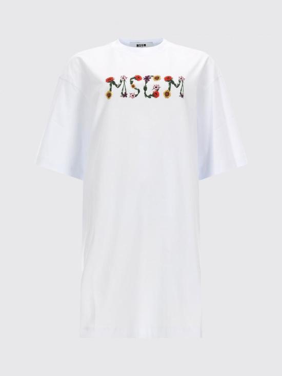 26SS 엠에스지엠 미디 스커트 4041MDA82N267002 01 White - MSGM