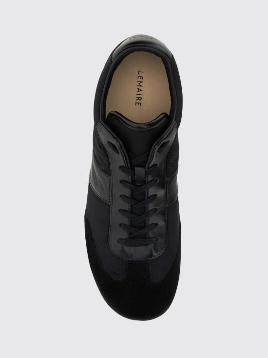 26SS 르메르 스웨이드 레더 소프트 러너 FO0227LL0216 BK999 Black - LEMAIRE