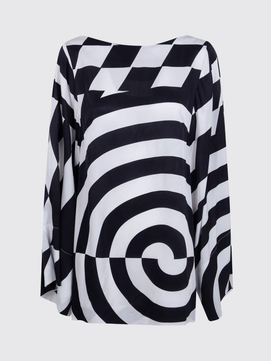 26SS 드리스 반 노튼 블라우스 2610107113095 900 Black - DRIES VAN NOTEN