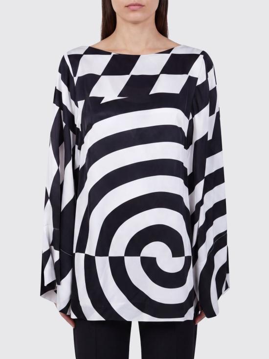 26SS 드리스 반 노튼 블라우스 2610107113095 900 Black