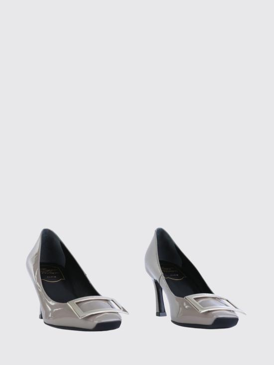 26FW 로저비비에 트럼펫 메탈 버클 펌프스 RVW40015280D1P C415 Beige - ROGER VIVIER