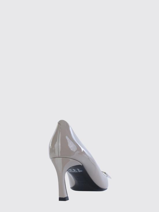 26FW 로저비비에 트럼펫 메탈 버클 펌프스 RVW40015280D1P C415 Beige - ROGER VIVIER