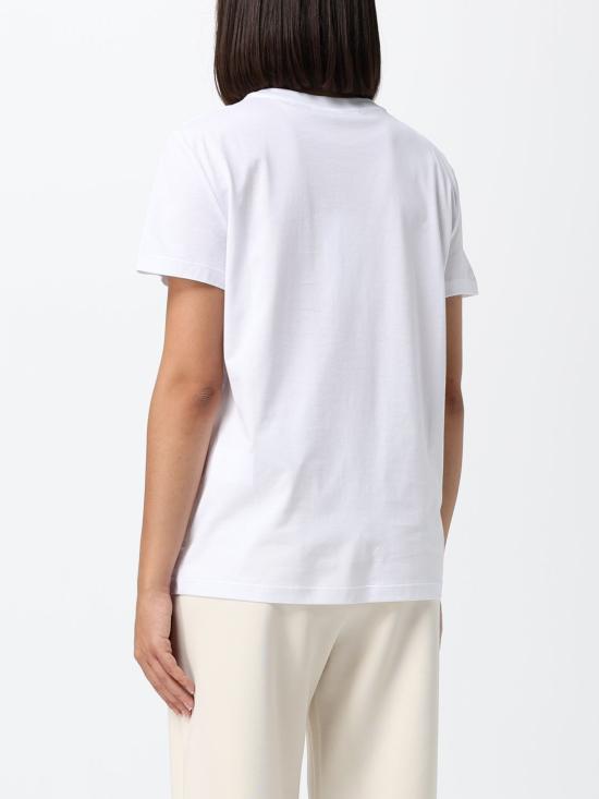 26FW 막스마라 파파이 코튼 저지 티셔츠 2621946051600 001 White - MAX MARA