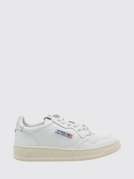 26FW 오트리 메달리스트 로우 레더 스니커즈 AULW LL05 White 2