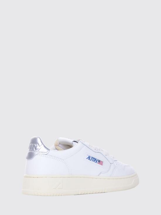 26FW 오트리 메달리스트 로우 레더 스니커즈 AULW LL05 White 2 - AUTRY