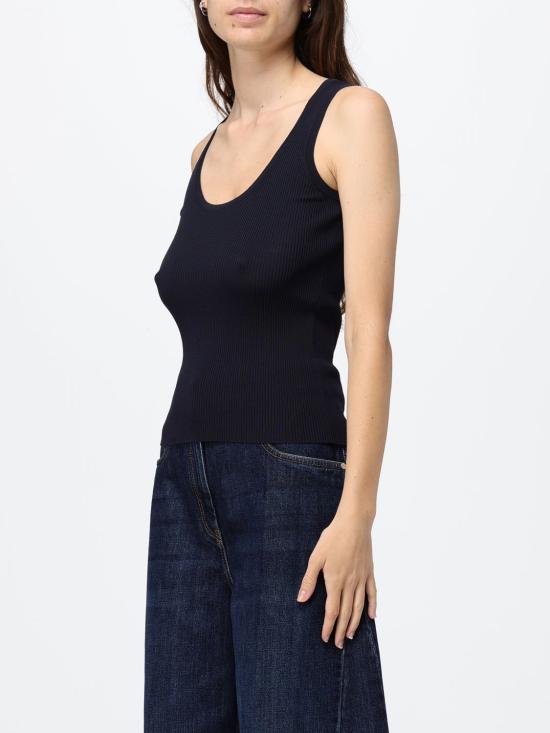 26FW 막스마라 민소매 티셔츠 2621366161600 002 Navy - MAX MARA