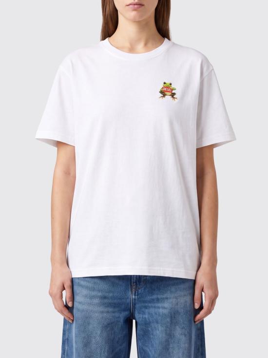 26SS 디젤 반팔 티셔츠 A219210JMBD 100 White