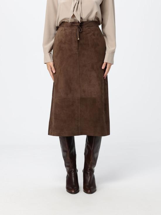 26FW 에스막스마라 미디 스커트 2629406011600 001 Brown