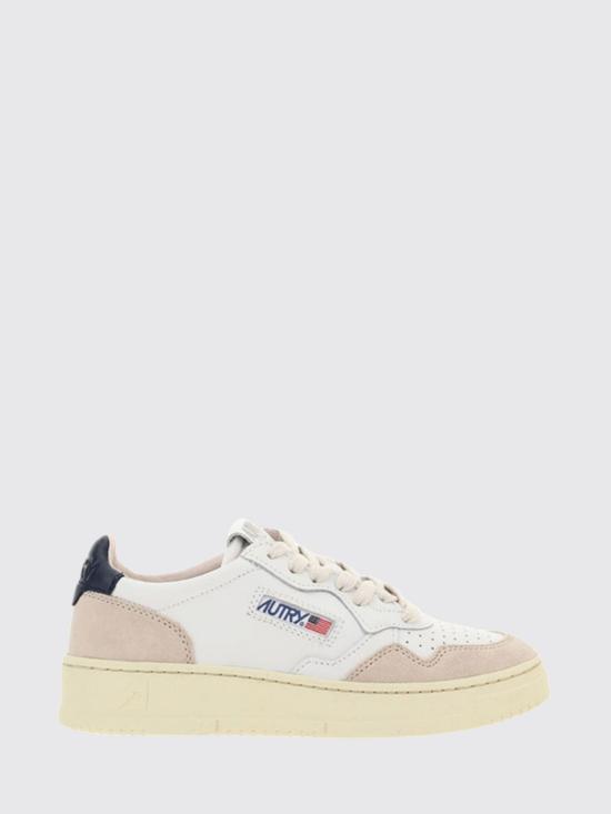 26FW 오트리 메달리스트 로우 레더 스니커즈 AULW LS28 Blue