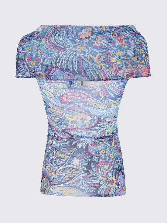 26SS 에트로 반팔 티셔츠 WRJA019399IAS72 X0887 Blue - ETRO