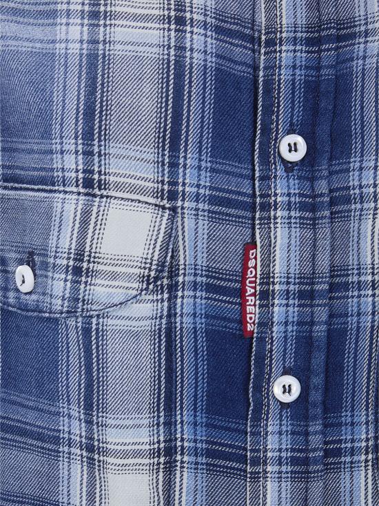 26SS 디스퀘어드2 셔츠 S75DL0950D35442 001F Blue - DSQUARED2