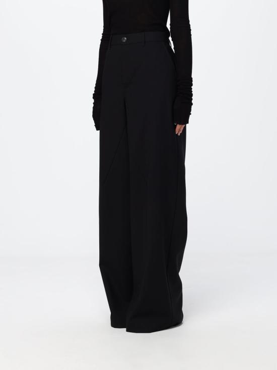 26FW 릭 오웬스 스트레이트 팬츠 RP02F5317ZL 09 Black - RICK OWENS