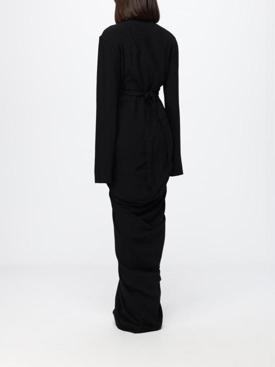 26FW 릭 오웬스 롱 원피스 RP02F5501HY 09 Black - RICK OWENS