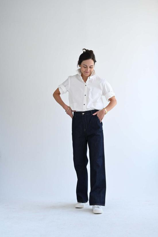  소피 드후레 데님 팬츠 소피 도레 팔루 팬츠