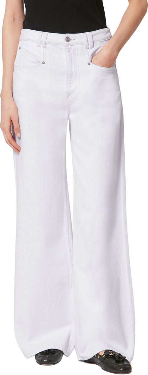 26SS 이자벨마랑 레모니 팬츠 PA0052FBD1H02I WHITE - ISABEL MARANT
