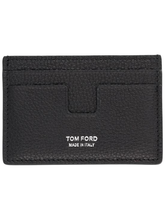 26FW 톰포드 그레인 레더 카드 홀더 Y0232 LCL158SNAA BLACK - TOMFORD