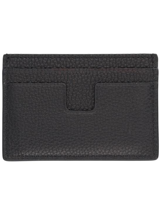 26FW 톰포드 그레인 레더 카드 홀더 Y0232 LCL158SNAA BLACK - TOMFORD