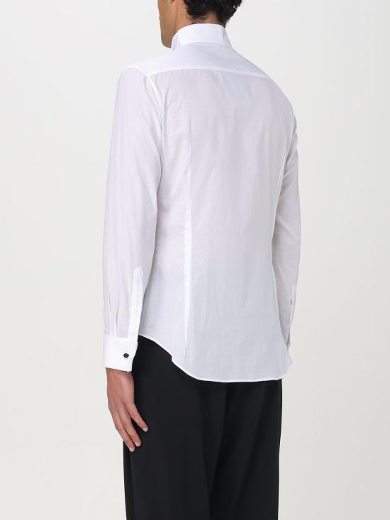 26FW 조르지오 아르마니 긴팔 셔츠 GM000476 TE10075U0002 WHITE - GIORGIO ARMANI