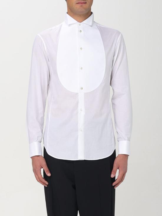 26FW 조르지오 아르마니 긴팔 셔츠 GM000476 TE10075U0002 WHITE