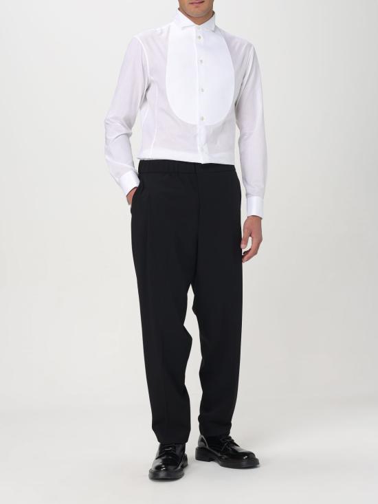 26FW 조르지오 아르마니 긴팔 셔츠 GM000476 TE10075U0002 WHITE - GIORGIO ARMANI