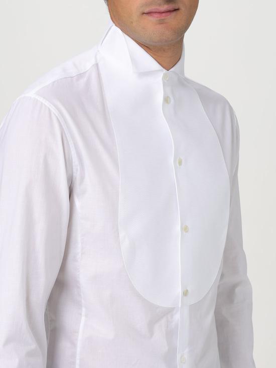 26FW 조르지오 아르마니 긴팔 셔츠 GM000476 TE10075U0002 WHITE - GIORGIO ARMANI