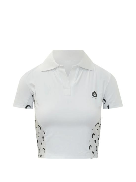 26SS 마린세르 폴로 티셔츠 WTO510ACJER0101 WH00 Bianco