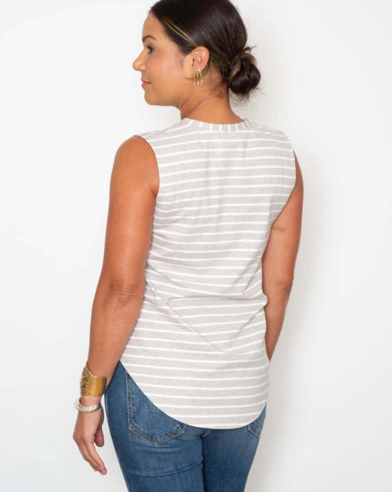  에스비제이 오스틴 민소매 티셔츠 Sbj 오스틴 멜리사 머슬 티 - SBJ AUSTIN