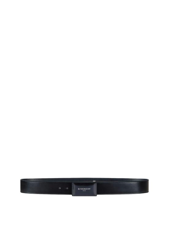 26FW 지방시 가죽 벨트 BK407MK21N 001 BLACK