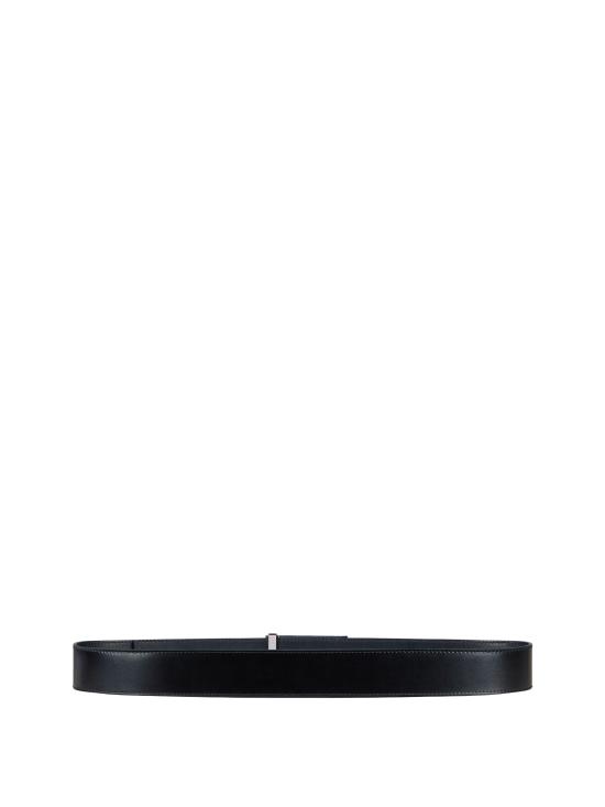 26FW 지방시 가죽 벨트 BK407MK21N 001 BLACK - GIVENCHY