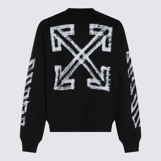 26FW 오프화이트 긴팔 티셔츠 OMBA054F26 FLE007001 Black - OFF WHITE