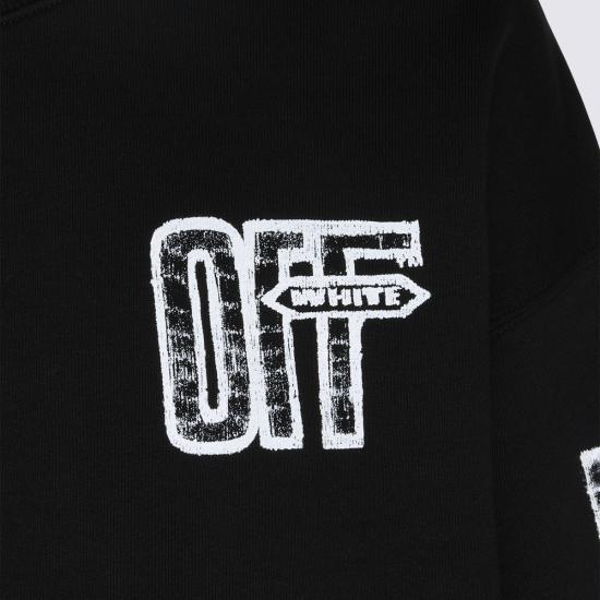 26FW 오프화이트 긴팔 티셔츠 OMBA054F26 FLE007001 Black - OFF WHITE