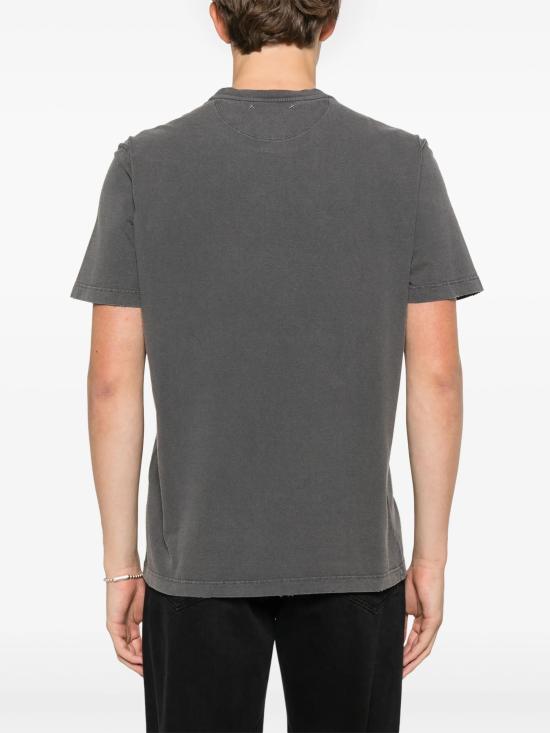 26FW 골든구스 골든 로고 프린트 반팔 티셔츠 GMP01220P000671 60318 Grigio - GOLDEN GOOSE
