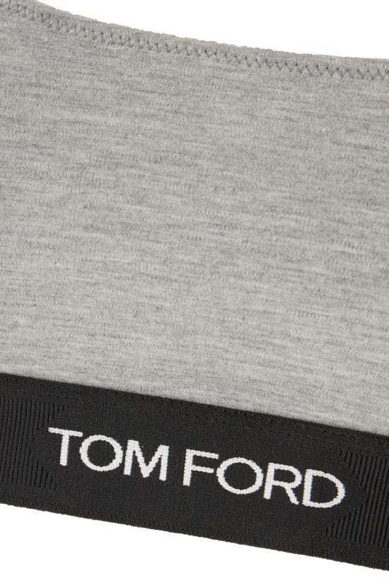 26FW 톰포드 트레이닝 티셔츠 BRJ016JEX011 TBV GREY MELANGE - TOMFORD