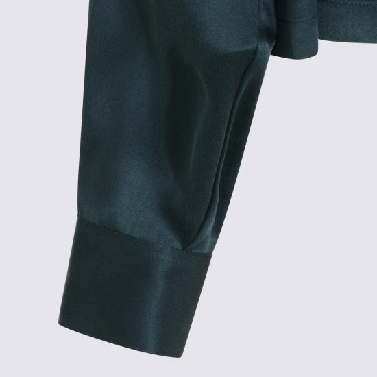 26FW 톰포드 블라우스 TS2144 FAX1720GDV TEAL - TOMFORD