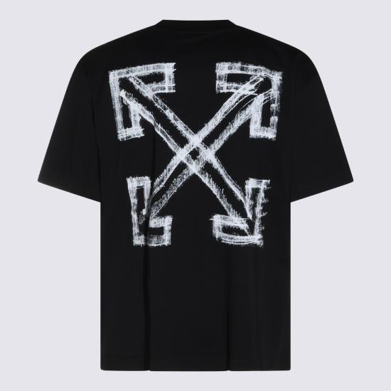 26FW 오프화이트 반팔 티셔츠 OMAA120F26 JER00Y001 Black - OFF WHITE