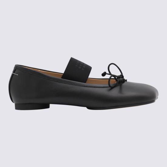 26FW MM6 메종마르지엘라 아나토믹 뉴메릭 발레리나 플랫 슈즈 S59WZ0099 P3628T8013 Black