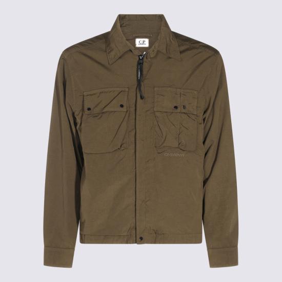 26FW 씨피 컴퍼니 긴팔 셔츠 21CMOS124A 110747D683 IVY GREEN - C.P. COMPANY