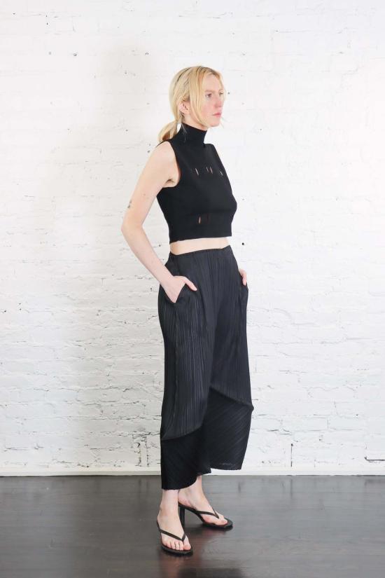  플리츠플리즈 스트레이트 팬츠 PP66JF383 BLACK - PLEATS PLEASE