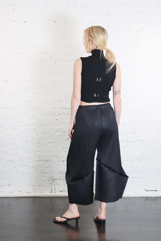  플리츠플리즈 스트레이트 팬츠 PP66JF383 BLACK - PLEATS PLEASE