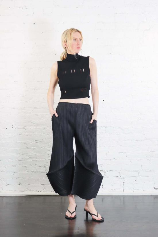  플리츠플리즈 스트레이트 팬츠 PP66JF383 BLACK - PLEATS PLEASE