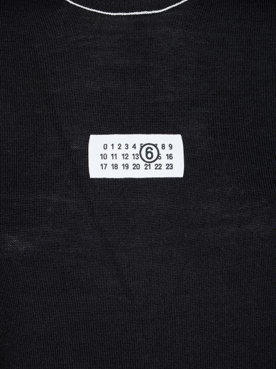 26FW MM6 메종마르지엘라 스웨터 S52HL0066 M13037900 Black - MM6 MAISON MARGIELA