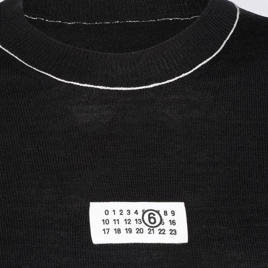 26FW MM6 메종마르지엘라 스웨터 S52HL0066 M13037900 Black - MM6 MAISON MARGIELA