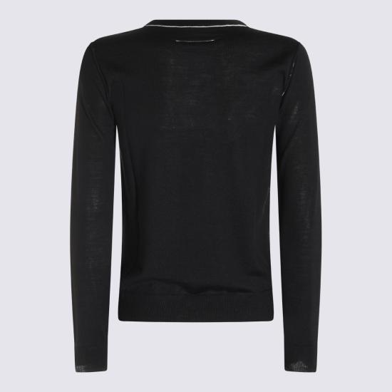 26FW MM6 메종마르지엘라 스웨터 S52HL0066 M13037900 Black - MM6 MAISON MARGIELA