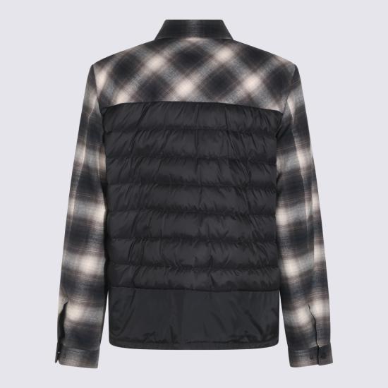 26FW 몽클레어 자켓 L20911A00095 599R9F90 WHITE BLACK - MONCLER