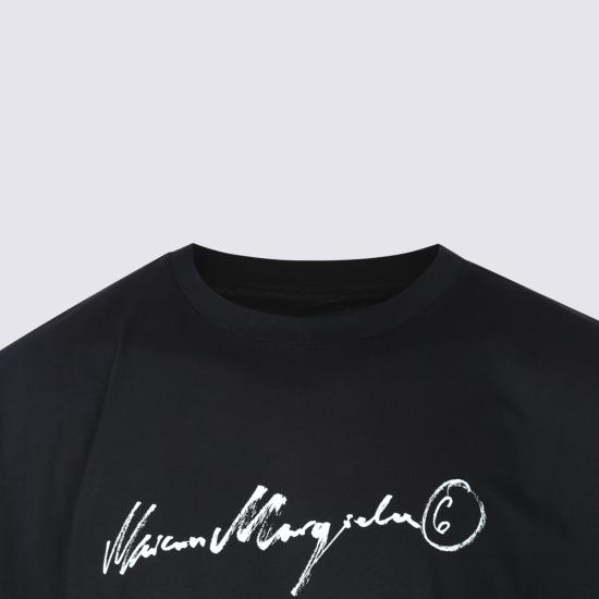 26FW MM6 메종마르지엘라 반팔 티셔츠 SH0GC0077 M20258900 Black - MM6 MAISON MARGIELA